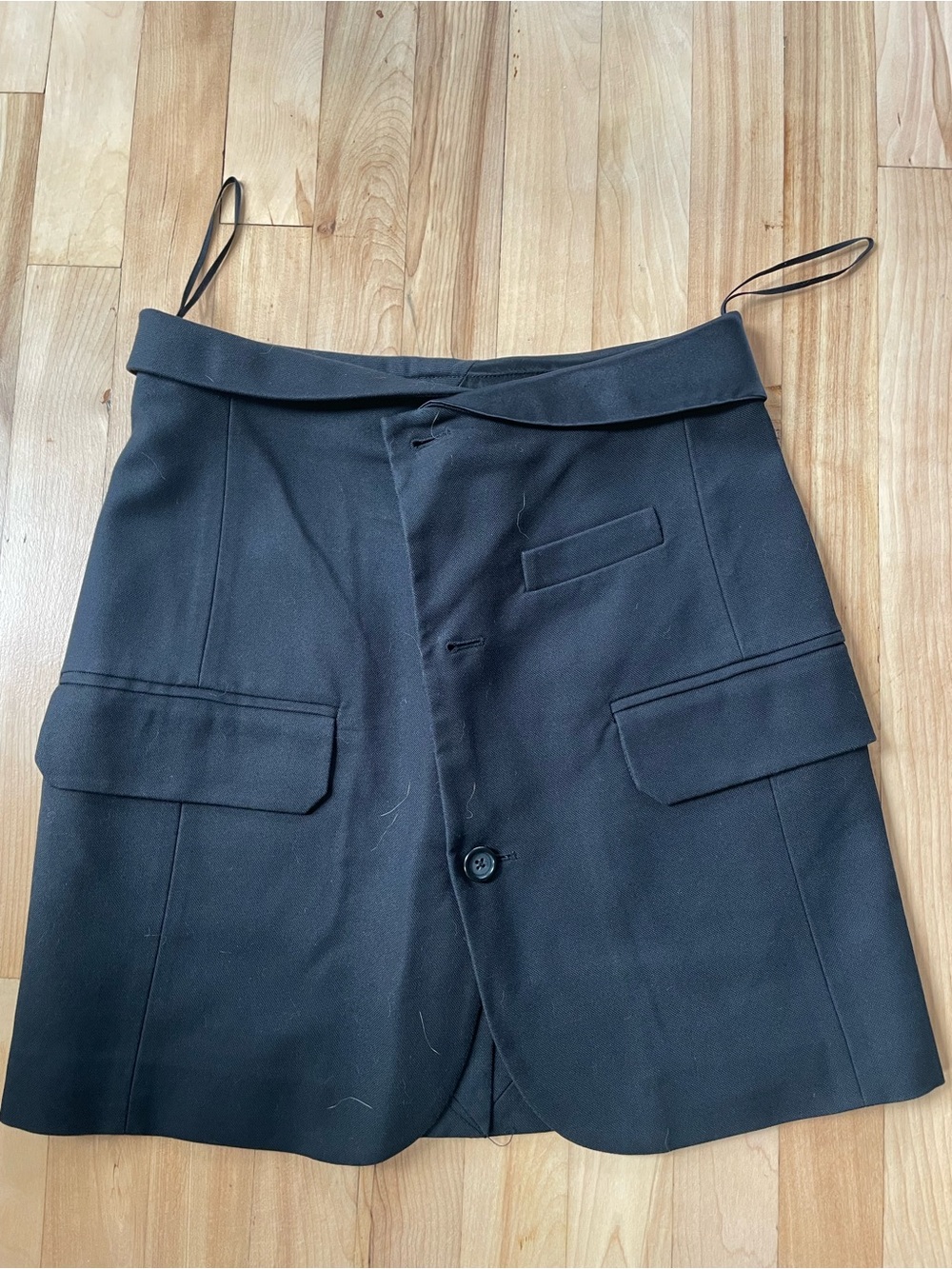 Helmut Lang Black Blazer Skirt
